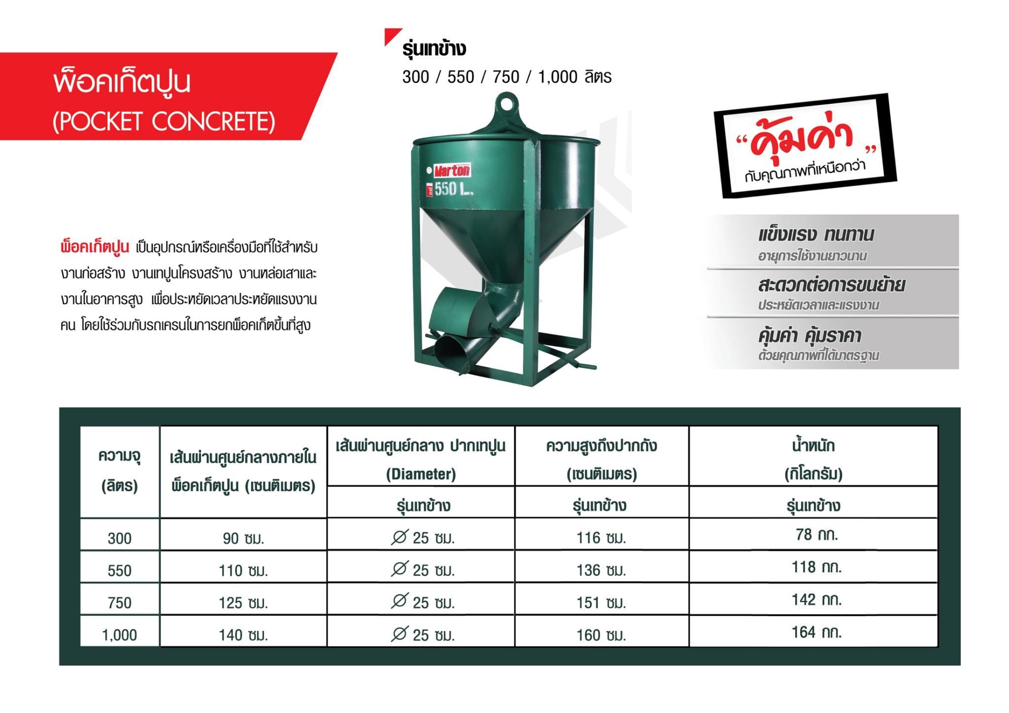 พ็อคเก็ตปูน-รุ่นเทข้าง
